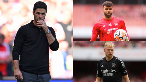 David Raya gây ấn tượng với Arteta, Aaron Ramsdale nguy cơ mất vị trí ở Arsenal