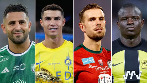 Top 10 cầu thủ nhận lương cao nhất giải Saudi Arabia: Không ai bì được Ronaldo