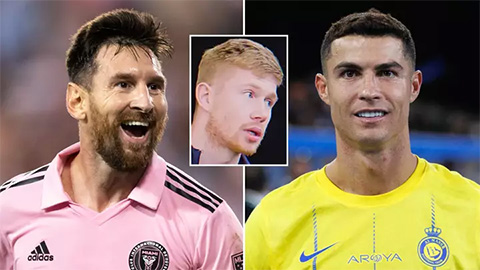 De Bruyne nói gì khi chọn giữa Messi và Ronaldo?