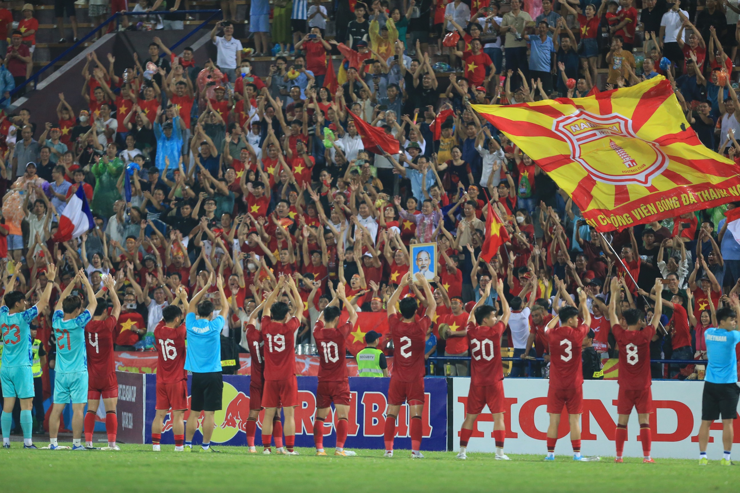 U23 Việt Nam sớm giành vé vào VCK U23 châu Á 2024 - Ảnh: Đức Cường 