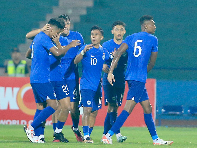 U23 Singapore có trận hòa như thắng trước U23 Việt Nam - Ảnh: Đức Cường