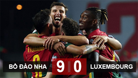Kết quả Bồ Đào Nha vs Luxembourg: 99% giành vé dự EURO 2024