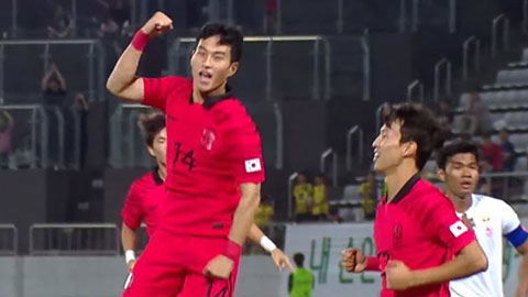 U23 Myanmar vỡ vộng dự VCK U23 châu Á sau trận thua bẽ bàng Hàn Quốc