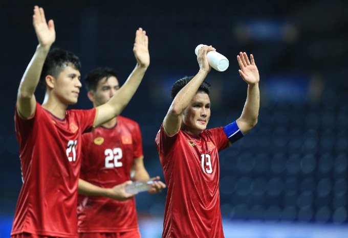 Lứa U23 Việt Nam gồm Quang Hải, Tiến Linh, Hoàng Đức dưới sự dẫn dắt của HLV Park Hang Seo đã giành kết quả toàn thắng tại vòng loại U23 Châu Á 2020.