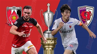 17h30 ngày 15/9: Urawa Red Diamonds vs Kyoto Sanga