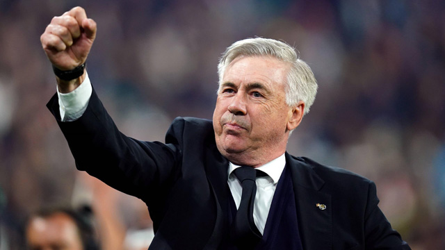 Carlo Ancelotti rất có duyên với Champions League