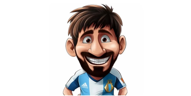 Hình ảnh Messi vào vai nhân vật Disney