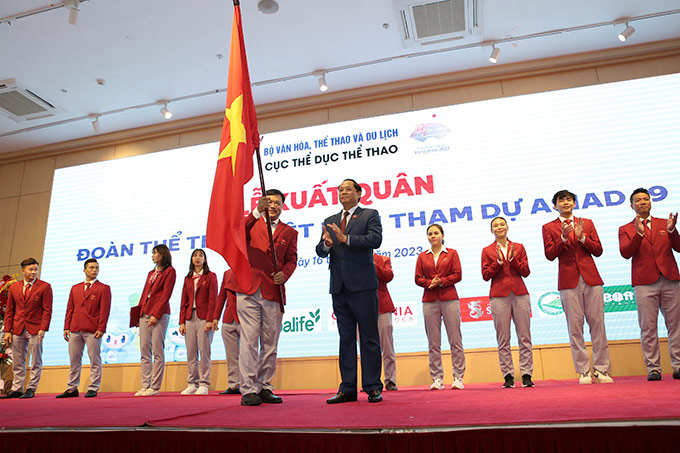 Đoàn Việt Nam phấn đấu giành từ 2-5 HCV tại ASIAD 2023 - Ảnh: Quang Tùng