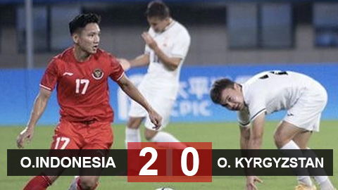 Kết quả Olympic Indonesia 2-0 Olympic Kyrgyzstan: Sớm đặt 1 chân vào vòng 1/8 ASIAD 2023
