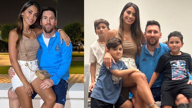 Vợ chồng Messi mong muốn “đủ nếp đủ tẻ”