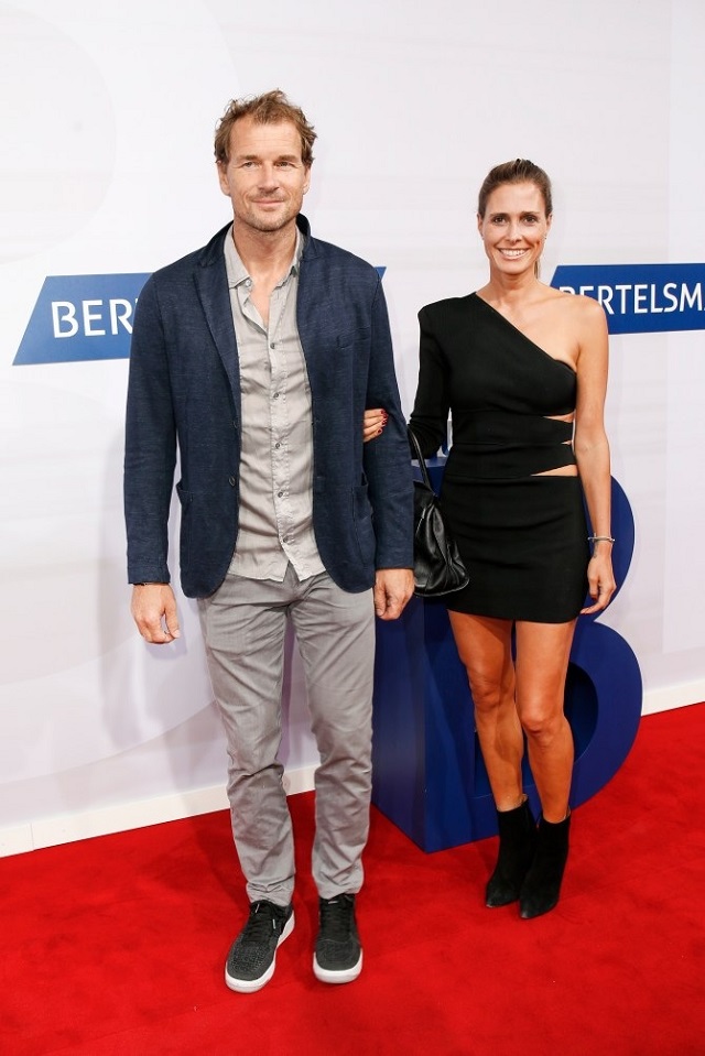 Jens Lehmann và vợ, Conny, vào năm 2017