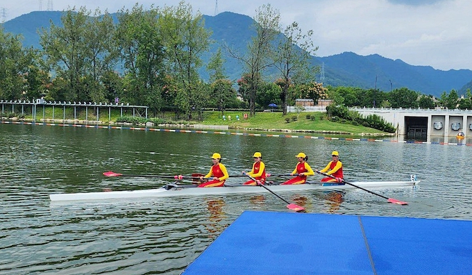 Rowing được kỳ vọng sẽ mang về huy chương đầu tiên cho đoàn Việt Nam. Ảnh: Thiện Đức