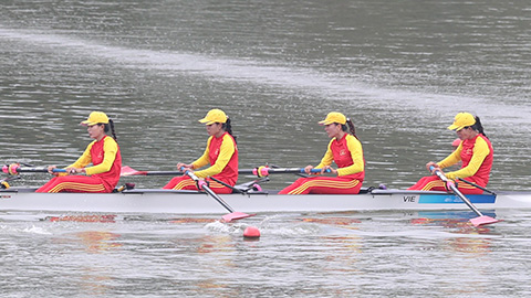 Việt Nam giành huy chương đầu tiên ở môn rowing tại ASIAD 2023