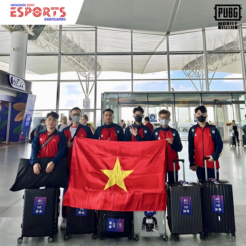 Tuyển PUBG Mobile Việt Nam đã bay sang Trung Quốc vào sáng nay 24/9