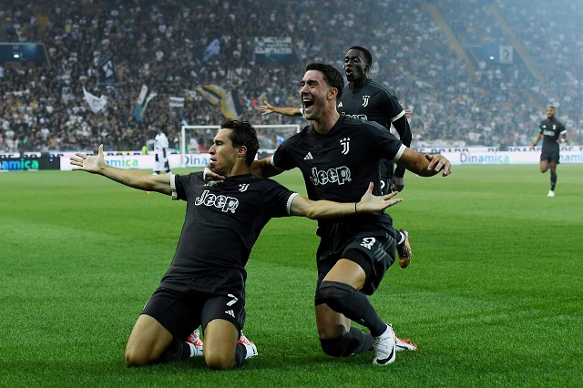 Vlahovic và Chiesa đã đóng góp 75% số bàn thắng của Juventus tại Serie A 2023/24