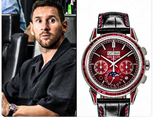 Messi vừa khoe siêu đồng hồ trị giá 800.000 USD