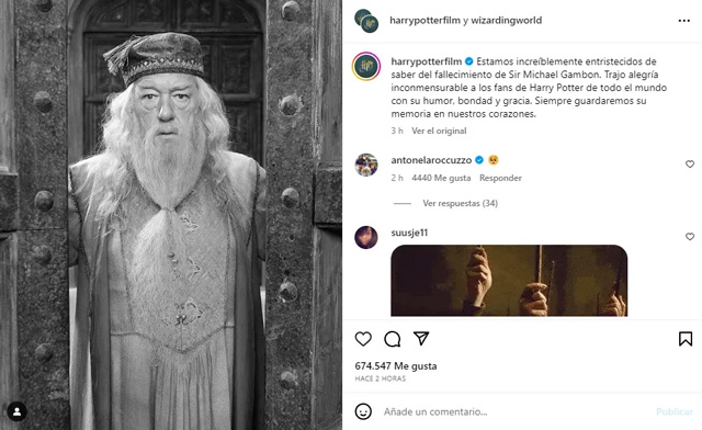 Phản ứng của Antonela  trước cái chết của cụ Dumbledore