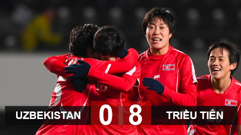 Kết quả Uzbekistan 0-8 Triều Tiên: Thắng giòn giã, Triều Tiên vào chung kết ASIAD 2023