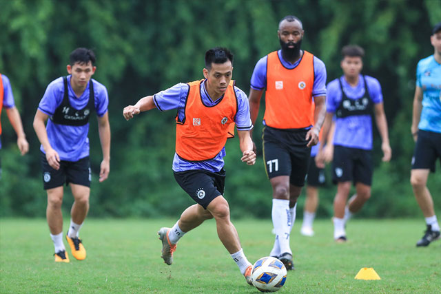 Hà Nội FC đang tập luyện tích cực trước chuyến làm khách trên sân của Urawa Red Diamonds - Ảnh: Hà Nội FC