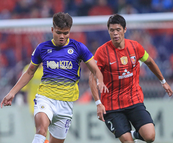 Urawa Red Diamonds ghi bàn dồn dập trong hiệp 1 - Ảnh: Hà Nội FC 