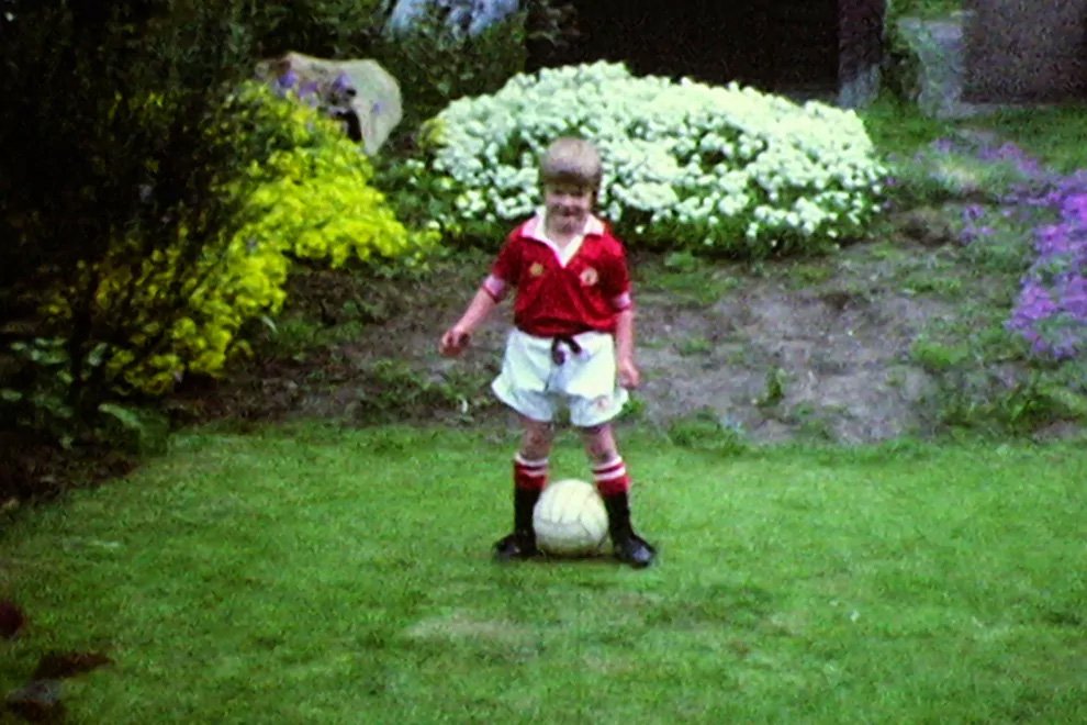 Beckham được truyền tình yêu CLB Man United từ khi còn rất nhỏ từ người bố.