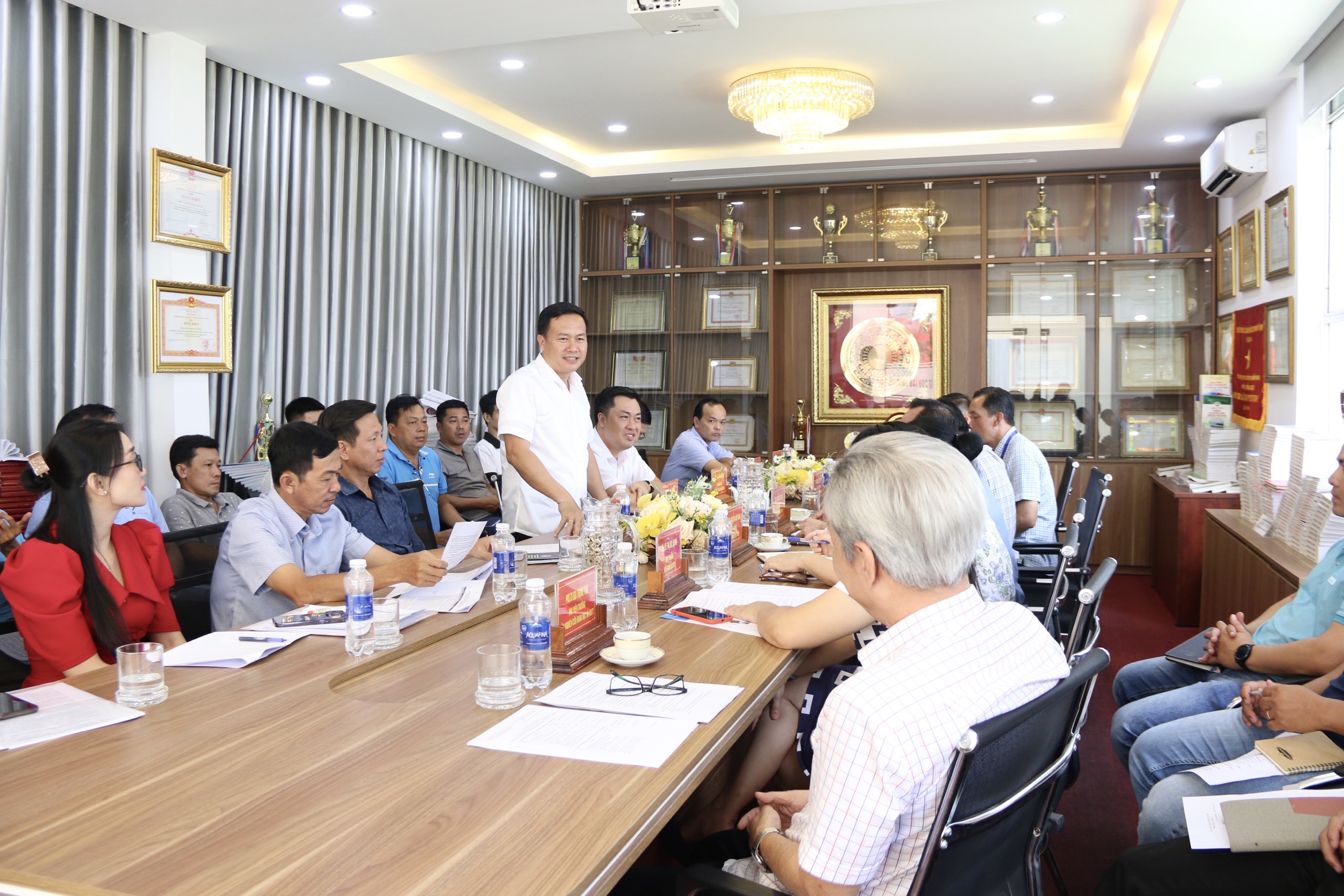 Ông Bùi Hữu Toàn – Giám đốc Sở VHTTDL tỉnh Bình Dương phát biểu tại buổi làm việc
