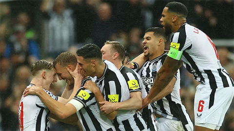 Newcastle lập kỷ lục mới sau trận thắng PSG