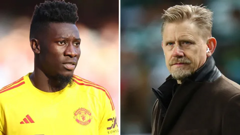 Schmeichel khẳng định Onana đã mất hết niềm tin từ đồng đội