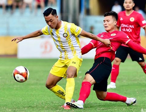 Tiền vệ mới 20 tuổi Thái Sơn có sự trưởng thành vượt bậc khi được Thanh Hoá tạo điều kiện ra sân thi đấu