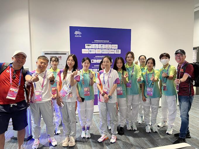 Các tình nguyện viên là một điểm cộng của Asian Games 19 - Ảnh: Tuấn Thành 
