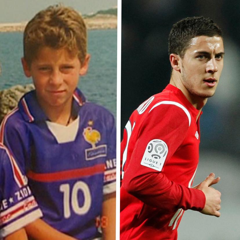 Eden Hazard thần tượng Zidane và ĐT Pháp từ khi còn nhỏ.