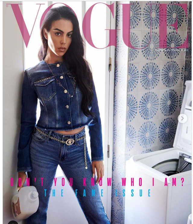 Georgina gây tranh cãi khi chụp hình cho Vogue