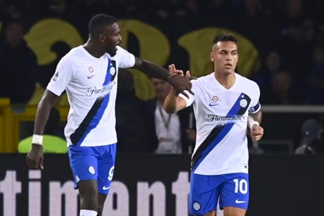 Thuram và Martinez cùng lập công cho Inter