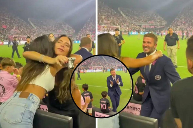  Khoảnh khắc cảnh giác với vợ Messi của Victoria Beckham