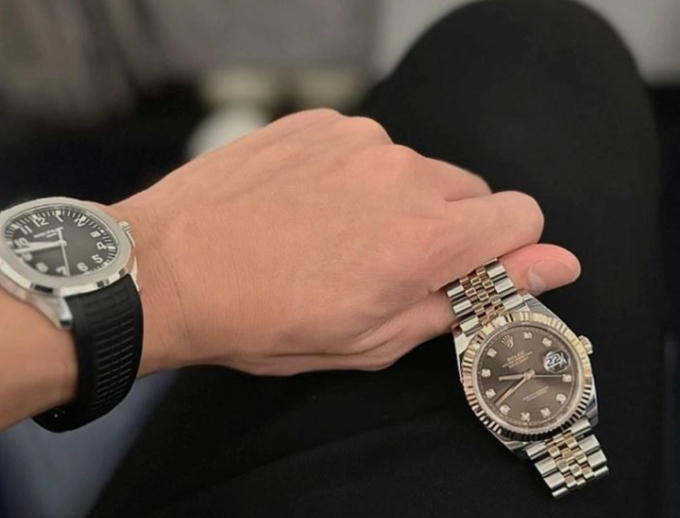 Hoàng Đức chỉ sở hữu chiếc đồng hồ Rolex có giá trị hơn 400 triệu đồng 