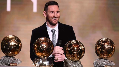 Messi sẽ chỉ chính thức là kỷ lục gia của Quả Bóng Vàng từ tuần sau