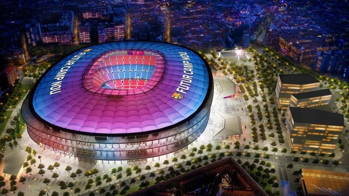 Barca đang phải vay 1,2 tỷ euro cho dự án trùng tu sân Camp Nou
