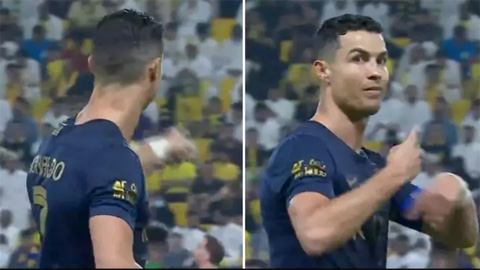 Ronaldo yêu cầu thay trọng tài ở trận Al Nassr thắng Al Ettifaq