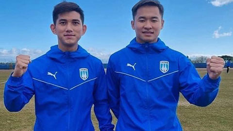 Nguyễn Cảnh Anh và Vũ Minh Hiếu đang có tiến bộ rõ rệt trong màu áo Cheon An FC 