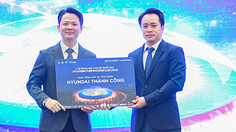 Khởi tranh C&250;p b&243;ng đ&225; 7 người Quốc gia Hyundai Thanh Cong Cup 2023