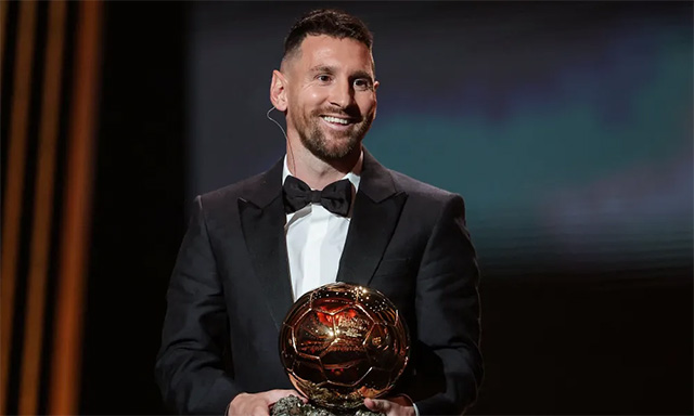 Messi đã giành được 8 Quả Bóng Vàng trong sự nghiệp