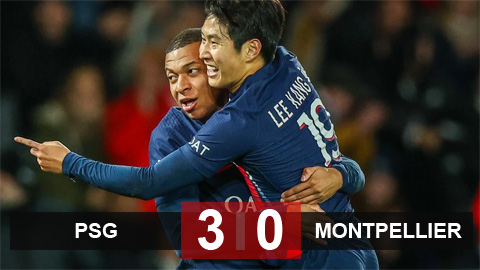 Kết quả PSG vs Montpellier: Nhà vua trở lại đỉnh bảng