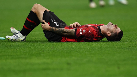 Pulisic dính chấn thương nghiêm trọng ở trận Milan vs PSG
