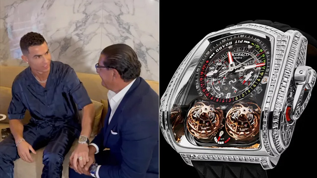 Ronaldo được tặng siêu đồng hồ 2 triệu USD