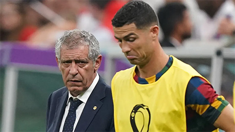 Ronaldo faced off against his former teacher in the Portuguese national team