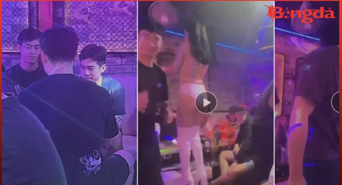 Cầu thủ của Wuhan trốn lên bar chơi trước trận gặp Hà Nội FC 