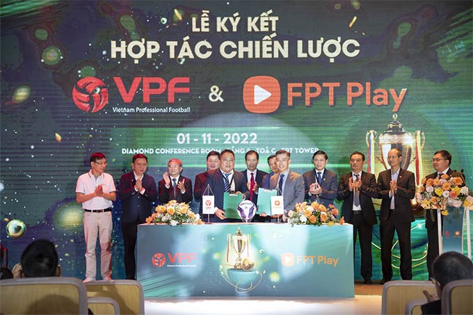 VPF và FPT Play cùng nhau nâng tầm giá trị hình ảnh các giải bóng đá chuyên nghiệp Quốc gia