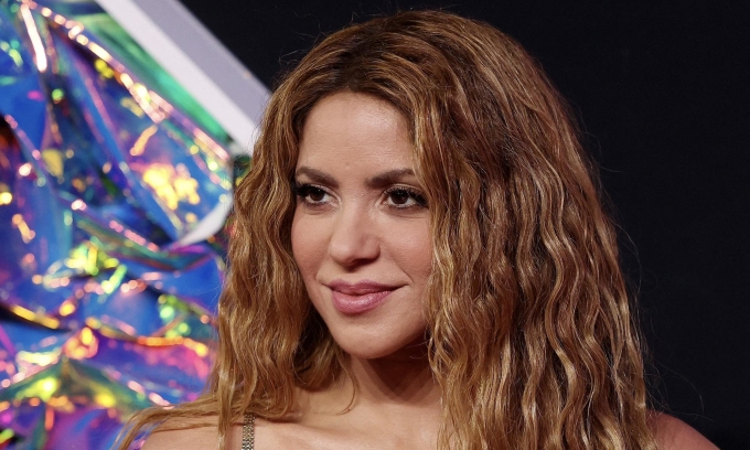 Shakira tại lễ trao giải MTV Video Music Awards hồi đầu tháng 9
