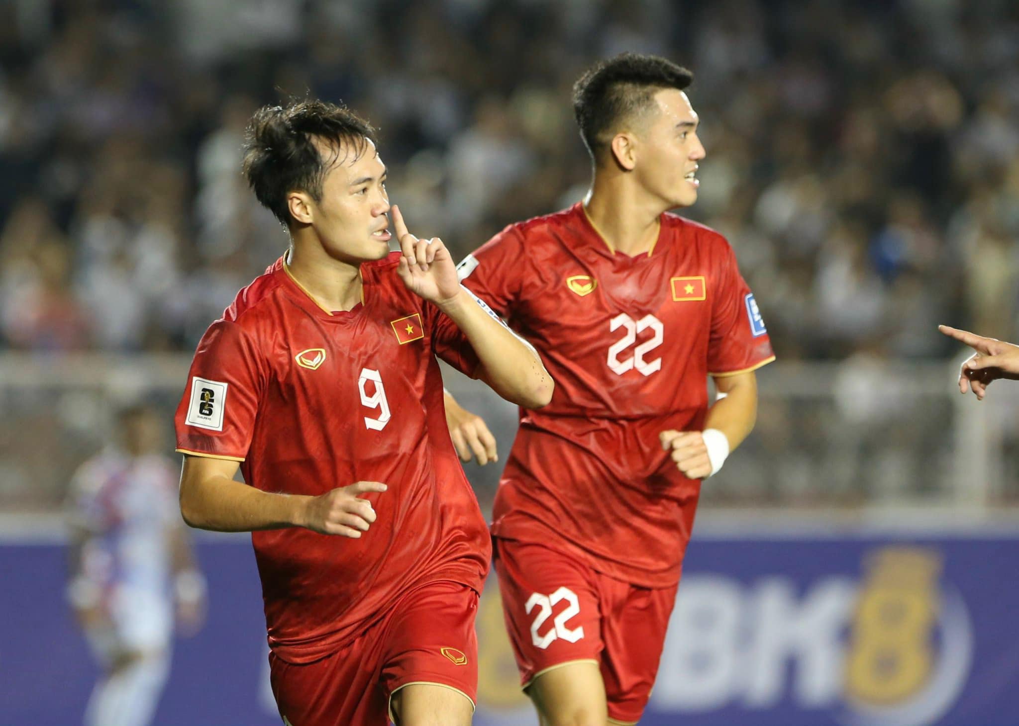 Văn Toàn ghi bàn thắng sau 1 năm tịt ngòi ở ĐT Việt Nam - Ảnh: Nam Định FC 