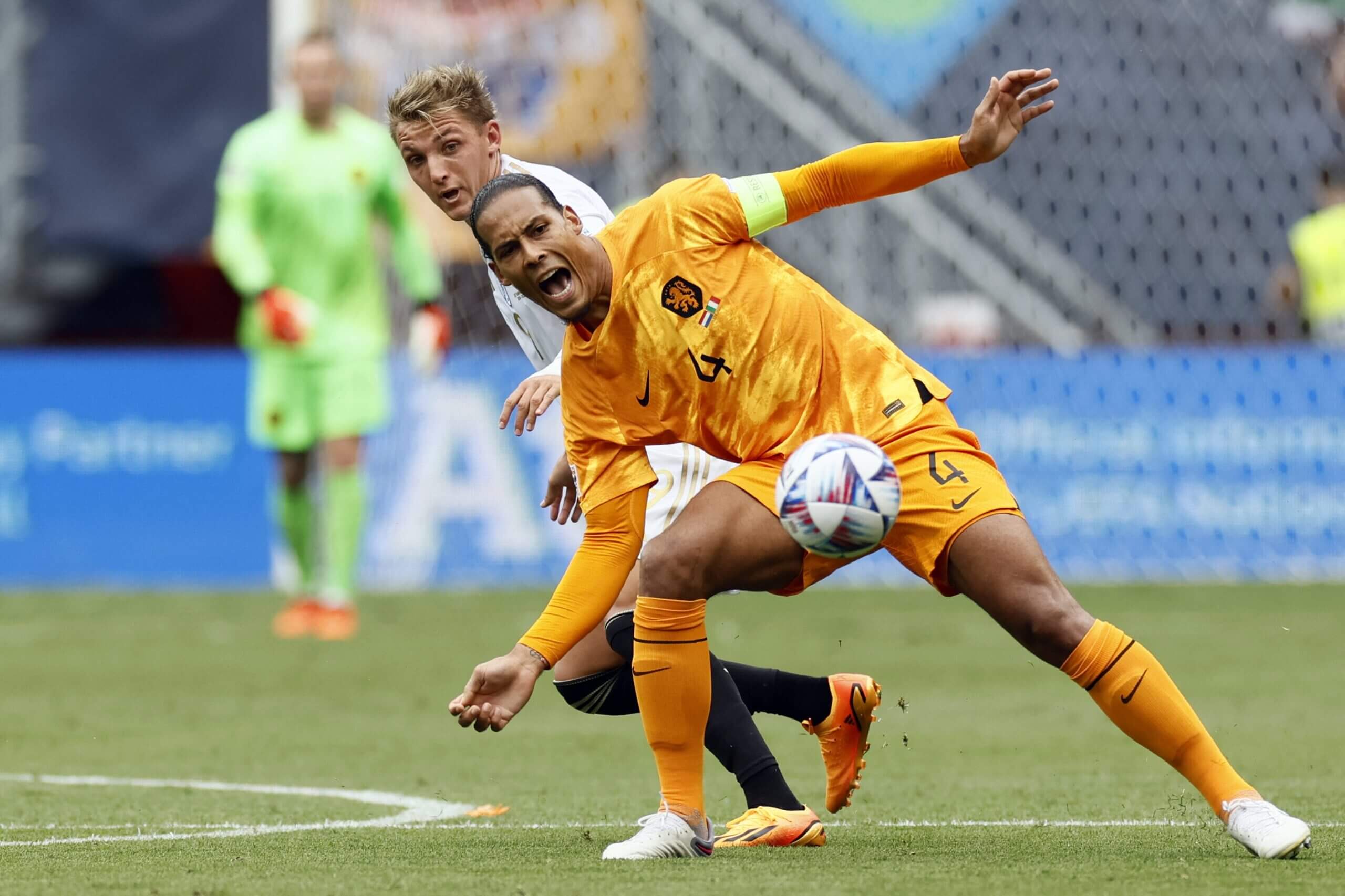 Van Dijk's roles in the national team and the club are completely different although he still plays center back.